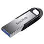 Sandisk Ultra Flair USB 3.0 Flash Drive 256 GB - Transferência de até 150 MB/s - Design metálico - Cor aço/preto (pendrive)