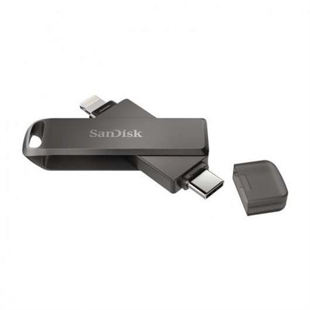 Sandisk IXpand Luxe USB-C e Memória Lightning 64GB - Preto (Pendrive)