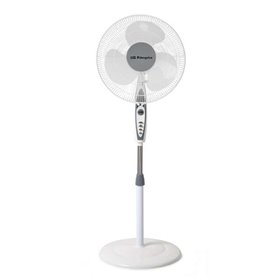 Ventilador de pé Orbegozo SF 0147 - Ventilação potente de 3 velocidades - Cabeça oscilante e multiorientável - Silencioso e segu