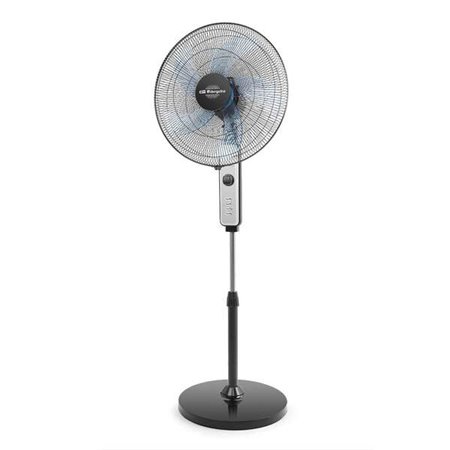 Ventilador de pé Orbegozo SF 1046 - Temporizador até 1 hora - Altura ajustável até 150cm - Potência 80W - 5 pás e 3 velocidades 