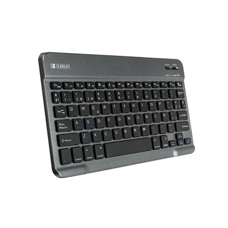 Teclado SMART BT ultrafino Subblim - Design compacto e elegante - Teclas de alta precisão - Bateria recarregável de íons de líti