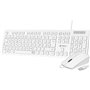 Subblim Combo Business Slim Silent - Teclado e Mouse - Ergonômico e resistente a respingos - Conector USB Plug & Play - Mouse co