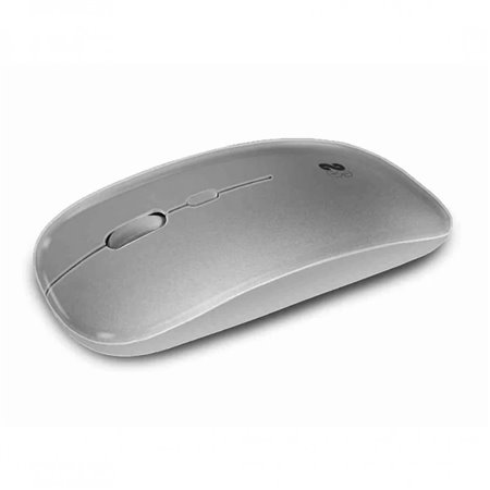 Subblim Dual Flat Mouse - Conexão Dupla - Clique Silencioso - Bateria Recarregável - Roda de Silicone - Precisão de 1600 DPI - C