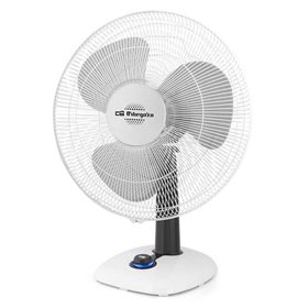 Ventilador de mesa Orbegozo TF 0133 - Fluxo de ar poderoso - Função de oscilação e inclinação ajustável - 3 velocidades de venti Ventilador de mesa Orbegozo TF 0133 - Fluxo de ar poderoso - Função de oscilação e inclinação ajustável - 3 velocidades de venti