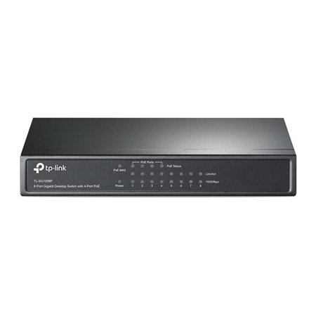 Switch de desktop TP-Link - 8 portas Gigabit com 4 portas PoE