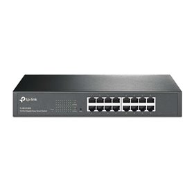 TP-Link Easy Smart Switch com 16 Portas Gigabit - Plug & Play - Tecnologia Verde