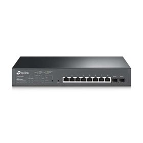 Switch TP-Link Omada Smart Gigabit JetStream - 8 portas PoE+ - 2 slots SFP - Montagem em rack