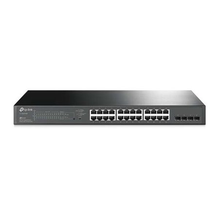 Switch TP-Link Omada Smart Gigabit JetStream - 24 portas PoE+ - 4 slots SFP - Montagem em rack