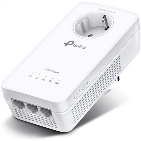 Ponto de acesso WiFi de banda dupla TP-Link AC1200 - Transferência de até 1200Mbps - Plug integrado e 3x RJ45 - 2x2 MIMO