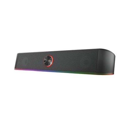 Trust Gaming GXT 619 Thorne 12W USB Sound Bar - Iluminação RGB - Controles de toque - PC, laptop - Entrada Jack de 3,5 mm - Cor 