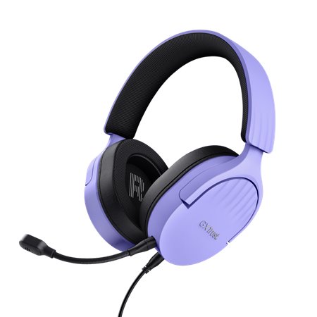 Fones de ouvido para jogos Trust GXT489 Fayzo - Jack 3,5 mm - Roxo