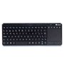 Teclado Multimídia Sem Fio NGS TV Warrior com Touchpad 2,4 GHz - Preto