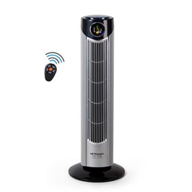 Ventilador de torre iônica Orbegozo TWM 1010 - Potente fluxo de ar - Display digital - Controle remoto - Ideal para combater o c Ventilador de torre iônica Orbegozo TWM 1010 - Potente fluxo de ar - Display digital - Controle remoto - Ideal para combater o c