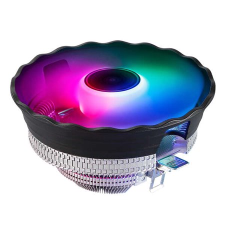 Dissipador de calor de CPU compacto Unykach Jotun DF 120 RGB 120 mm de baixo perfil - Iluminação RGB - Velocidade máx. 1600rpm -