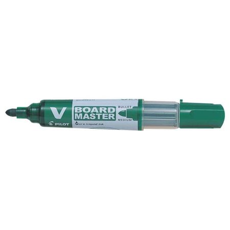 Marcador de quadro branco Pilot V-Board Master Begreen - Ponta redonda de 6 mm - Curso de 2,3 mm - 91% plástico reciclado - Reca