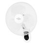 Orbegozo WF 0242 Ventilador de parede prático e seguro - Lâminas de 40cm - 3 velocidades - Cabeça oscilante - Temporizador de 7,