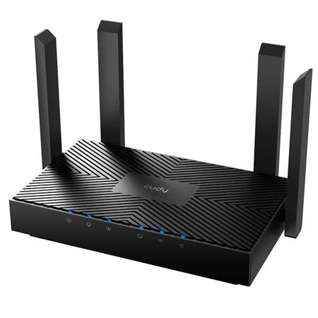 Cudy WR3000 Smart Router WiFi 6 AX3000 Dual Band - 1x Porta Wan 1000/100/10 Mbps e 3x Portas Lan 1000/100/10 Mbps - 4 Antenas Ex