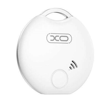 Localizador anti-perda Bluetooth XO - Dimensões 38,5x32,x8,5mm - Certificado Apple Mfi - Conexão com Apple Find My App - Cor bra