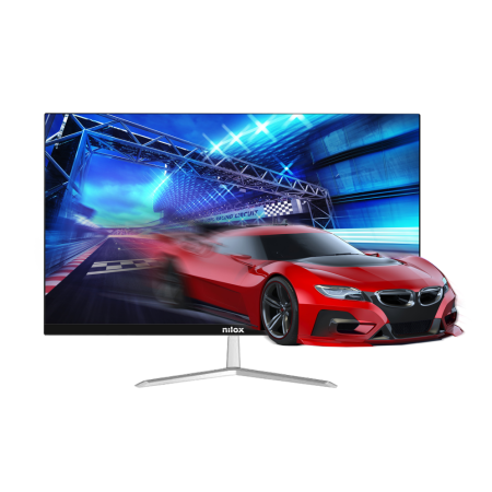 monitor led 24 polegadas nilox nxm24fhd752 ips - va - hdmi - dp - vga - 75hz - 4ms - vesa 75 x 75 - ajustável