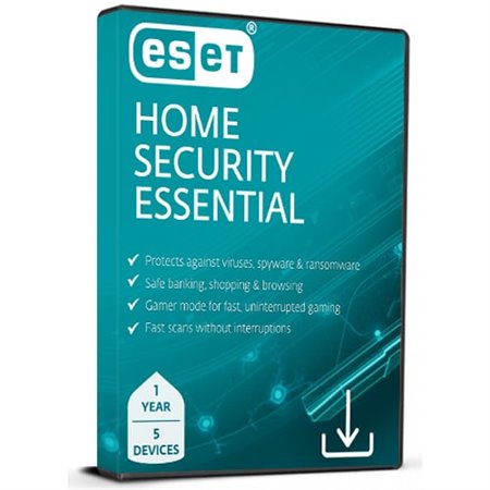 ESET Home Security Essential (1 Ano / 5 Dispositivos)