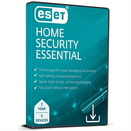 ESET Home Security Essential (2 Anos / 5 Dispositivos)