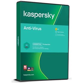 Kaspersky Anti Virus (1 Ano / 1 Dispositivo)