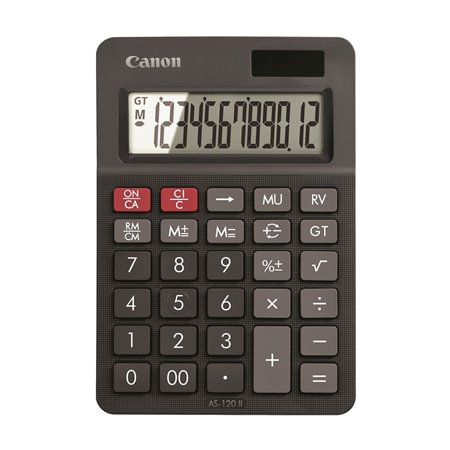 Calculadora de bolso Canon as - 120ii emea dbl - 12 dígitos