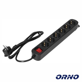 Extensão Elétrica 6X Schuko C/ Interruptor 3M Orno