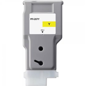Cartucho de tinta genérico amarelo Canon PFI207 - Substitui PFI207Y/8792B001 Cartucho de tinta genérico amarelo Canon PFI207 - Substitui PFI207Y/8792B001