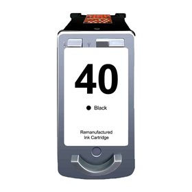 Cartucho de tinta preto remanufaturado Canon PG40/PG50/PG37 - Exibe o nível de tinta - Substitui 0615B001/0615B042/0616B001/2145 Cartucho de tinta preto remanufaturado Canon PG40/PG50/PG37 - Exibe o nível de tinta - Substitui 0615B001/0615B042/0616B001/2145