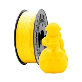Filamento PETG 3D - Diâmetro 1,75mm - Bobina de 1kg - Cor Amarela