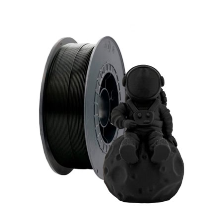 Filamento PLA 3D - Diâmetro 2,85 mm - Bobina de 2,5 kg - Cor preta