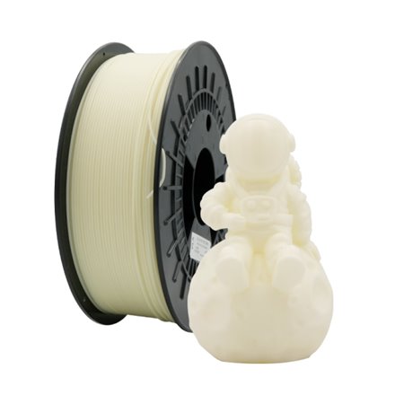Filamento PLA 3D - 1,75 mm de diâmetro - Bobina de 1 kg - Cor que brilha no escuro