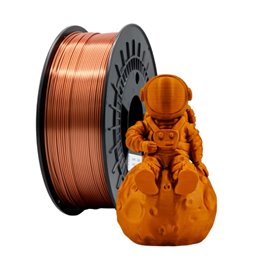 Filamento PLA SILK 3D - Diâmetro 1,75 mm - Bobina de 1 kg - Cor cobre