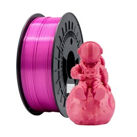 Filamento PLA SILK 3D - Diâmetro 1,75 mm - Bobina de 1 kg - Cor rosa