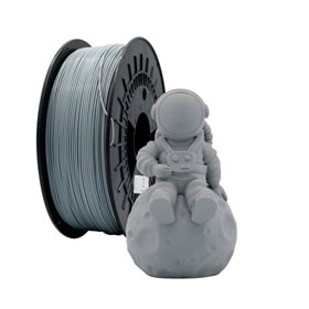 Filamento PLA TOUGH 3D - Diâmetro 1,75 mm - Bobina de 1 kg - Cor cinza