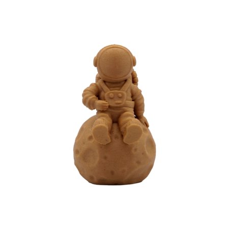 Filamento PLA WOOD 3D - Diâmetro 1,75 mm - Bobina de 0,5 kg - Cor de madeira natural