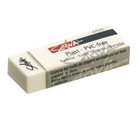 Borracha Branca 62x21x11,5 Scriva (Sem PVC) Borracha Branca 62x21x11,5 Scriva (Sem PVC)