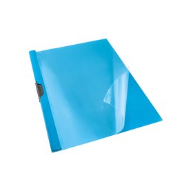 Classificador Clip Lateral 3mm 30 Folhas Esselte Azul