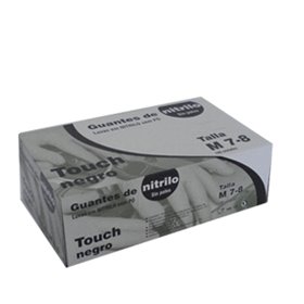 Luvas Nitrilo Tamanho M s/ Pó Preto 100un Luvas Nitrilo Tamanho M s/ Pó Preto 100un