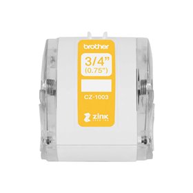 Rolo de etiquetas Brother CZ1003 Original de tamanho personalizado - 19 mm x 5 m - Zero Ink