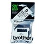 Etiquetas original não laminada Brother MK221BZ - Texto preto em fundo branco - Largura 9 mm x 8 metros
