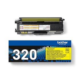 Toner original Brother TN320 amarelo - TN320Y