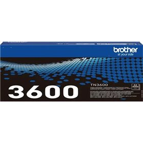 Toner original preto Brother TN3600 - TN3600
