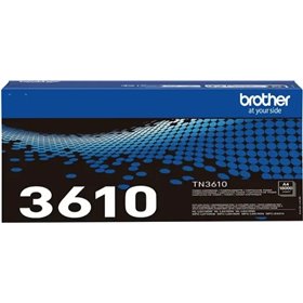Toner original preto Brother TN3610 - TN3610