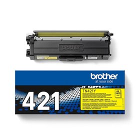 Toner original Brother TN421 amarelo - TN421Y