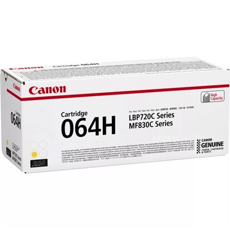 Toner original Canon 064H amarelo - 4932C001