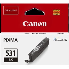 Tinteiro original Canon CLI531 Preto - 6118C001/CLI531BK