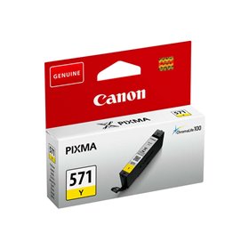 Tinteiro original Canon CLI571 amarelo - 0388C001