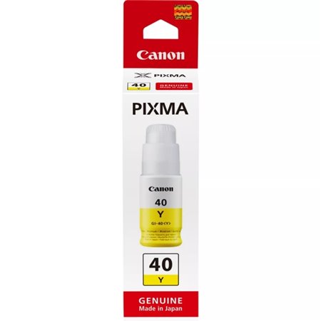 Garrafa original Canon GI40 amarelo - GI40Y/3402C001
